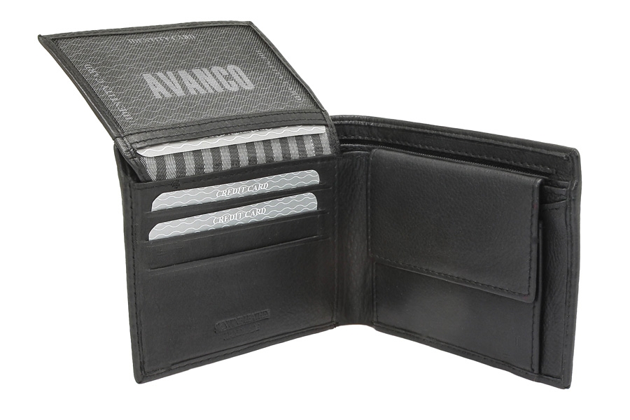 Avanco Geldbörse Reißverschluss im Scheinfach